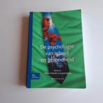De psychologie van arbeid en gezondheid, Sociale psychologie, Verzenden, Zo goed als nieuw, Wilmar Schaufeli en Arnold Bakker