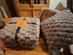 Kerstpakket met Plaid en Sierkussen enz VANDAAG OPHALEN 40,-, Ophalen, Nieuw