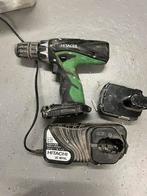 Accu klopboor Hitachi DV14dcl2, Doe-het-zelf en Verbouw, Gereedschap | Boormachines, Ophalen of Verzenden, Gebruikt, Boor- en Schroefmachine