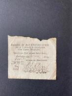 Enkhuizen 4,5 stuiver 1795 Recepisse Bataafse Republiek, Postzegels en Munten, Bankbiljetten | Nederland, Ophalen of Verzenden