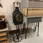 Industriële lamp - antieke seinlamp - 220volt, Gebruikt, Ophalen of Verzenden