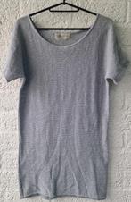 Grijze Jurk met Glinsters van Beatrice Maat L, Kleding | Dames, Ophalen of Verzenden, Maat 38/40 (M), Grijs, Boven de knie