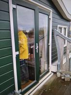 2 x kozijn met dubbele tuindeuren, Ophalen, Glas, 120 cm of meer, 215 cm of meer