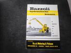 Tractor folder Bazzoli hydraulische kranen, Boeken, Catalogussen en Folders, Ophalen of Verzenden, Zo goed als nieuw