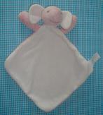 BAMBAM knuffeldoekje OLIFANT roze/ wit, Ophalen of Verzenden, Zo goed als nieuw, Olifant