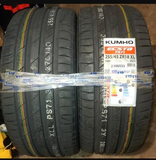 2 Nieuwe Autobanden Kumho Ecsta PS71 255/45/18 103Y, Auto-onderdelen, Banden en Velgen, Band(en), Zomerbanden, 18 inch, 255 mm