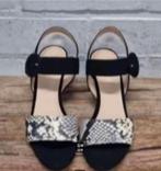 GOSH - Prachtige leren sandalen maat 40 - Nieuw €99,95, Kleding | Dames, Schoenen, GOSH, Zwart, Nieuw, X