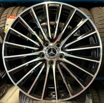 MERCEDES NEW AMG LOOK 18 / 19 INCH 5X112 MULTISPAAK VELGEN beschikbaar voor biedingen