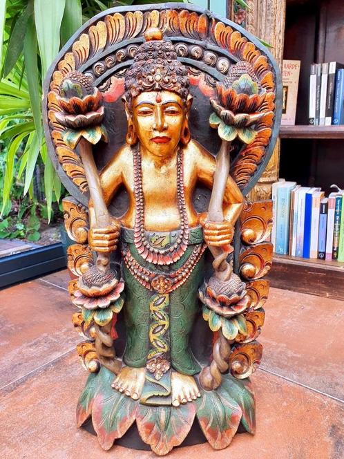 SAMANTABHADRA BEELD NEPAL 68 CM!, Antiek en Kunst, Kunst | Beelden en Houtsnijwerken, Ophalen of Verzenden