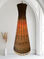 Vintage Rieten Hanglamp Jaren 50/60, Antiek en Kunst, Ophalen of Verzenden