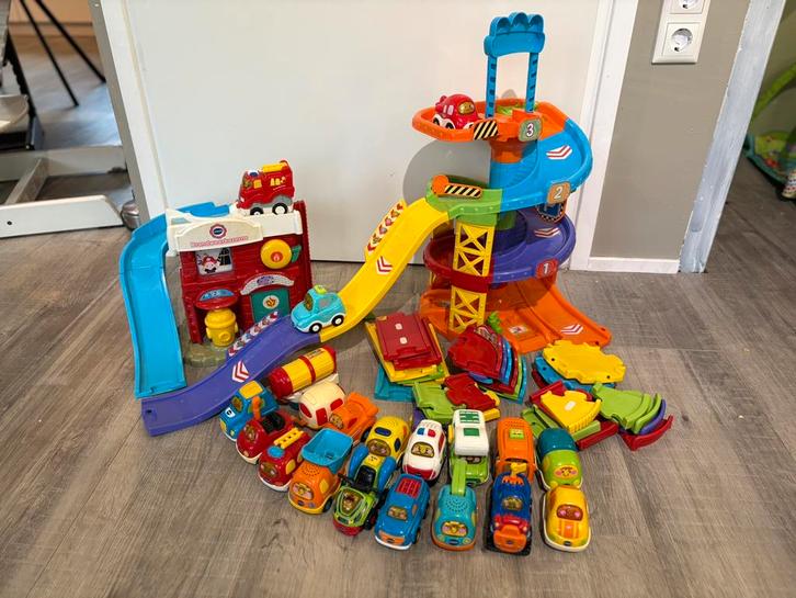 GROOT PAKKET Vtech toet toet auto’s, Kinderen en Baby's, Speelgoed | Vtech, Zo goed als nieuw, 2 tot 4 jaar, Ophalen
