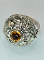 Zilveren Gif Ring Met Citrien Steen (
Harald Nielsen
), Verzenden, ., Zo goed als nieuw, .
