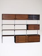 Wandsysteem Albert Hansen palissander chroom Deens, Ophalen, Met deur(en), -, -