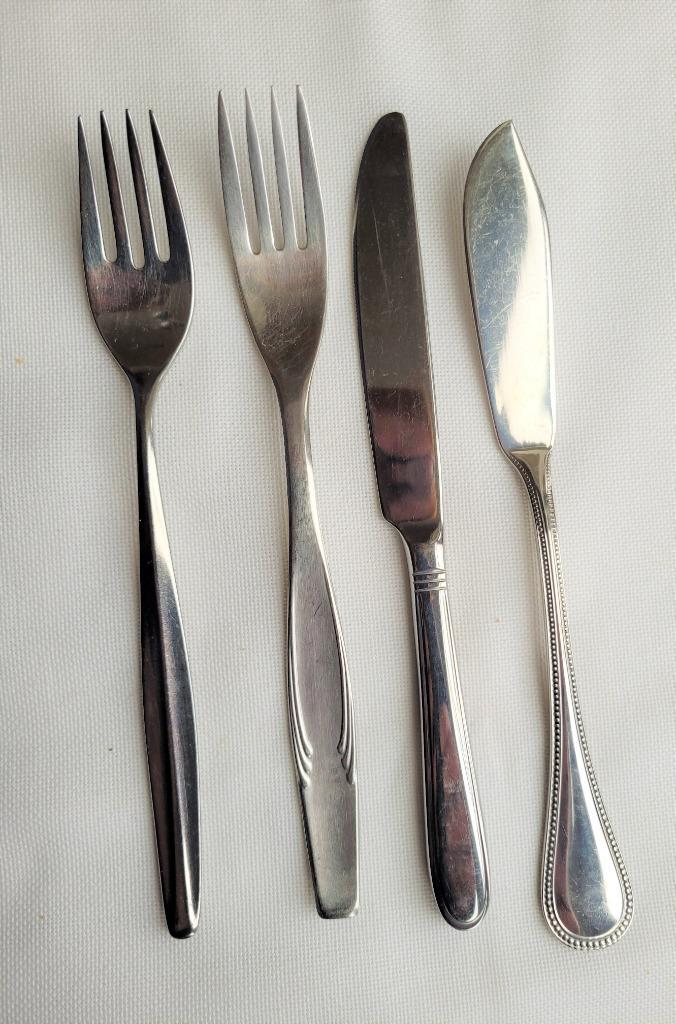 Bestekdelen Mono, Bavaria, W.M.F. + Henckels Zwillingswerk, Huis en Inrichting, Keuken | Bestek, Zo goed als nieuw, Los bestek