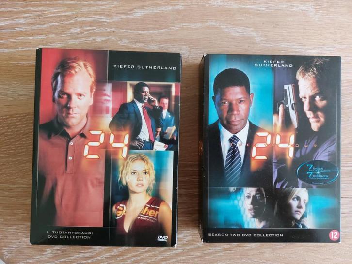 DVD boxen complete serie 24 en CSI: Miami, Cd's en Dvd's, Dvd's | Tv en Series, Zo goed als nieuw, Actie en Avontuur, Boxset, Vanaf 12 jaar