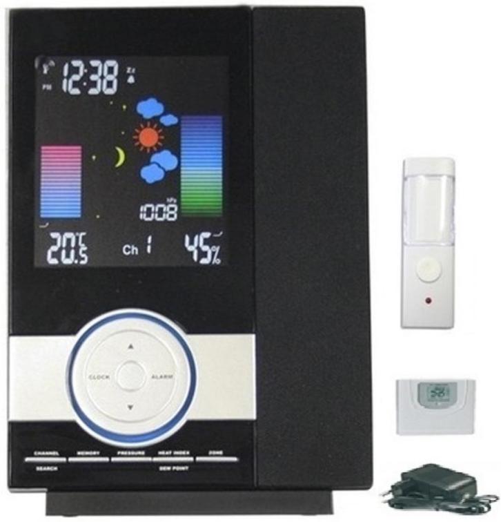 Plieger draadloze deurbel York met Weerstation., Huis en Inrichting, Deurbellen, Nieuw, Draadloos, Ophalen of Verzenden