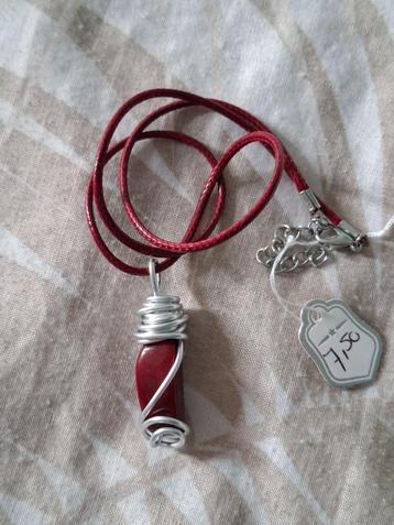 **SALE** Unieke handgemaakte ketting 0.50 eurocent beschikbaar voor biedingen