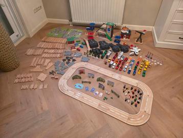Hele grote set, Playtive, HOUTEN TREIN.  beschikbaar voor biedingen