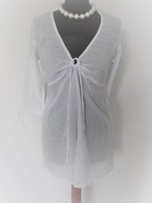 Sutherland - prachtige witte zomer tuniek - 36, Kleding | Dames, Blouses en Tunieken, Zo goed als nieuw, Maat 36 (S), Wit, Verzenden