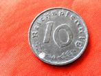 Duitsland - 10 x 10 pfennig zink 1940/41//42/43 Swastika 3,5, Ophalen of Verzenden, Duitsland, Setje