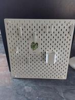 IKEA Skadis Ophangbord met Accessoires, Kunststof, Zo goed als nieuw, Minder dan 100 cm, Ophalen