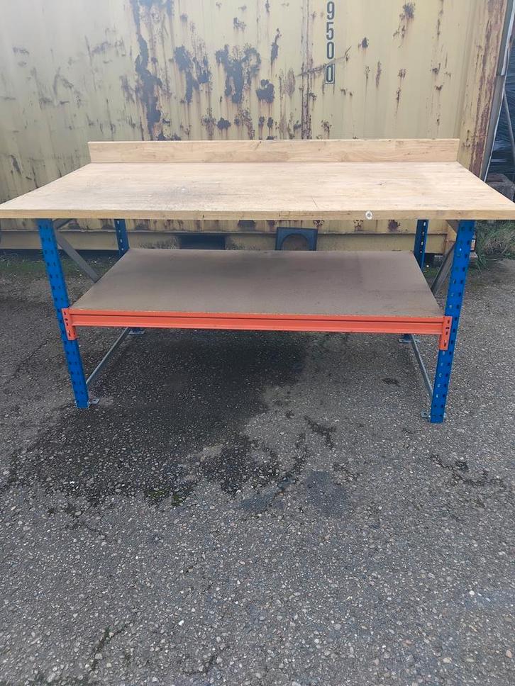 Werkbank / Inpaktafel - Stevig en Praktisch, Doe-het-zelf en Verbouw, Werkbanken, Gebruikt, 120 tot 170 cm, Ophalen of Verzenden