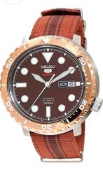 Seiko 5 Sports model, specifiek bekend onder modelnummers zo, Staal, Polshorloge, Nieuw, Ophalen of Verzenden