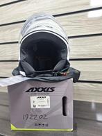 helm Axxis Square glans zwart/wit/ mat grijs Maat S+M, Ophalen of Verzenden, Nieuw, Medium, Axxis