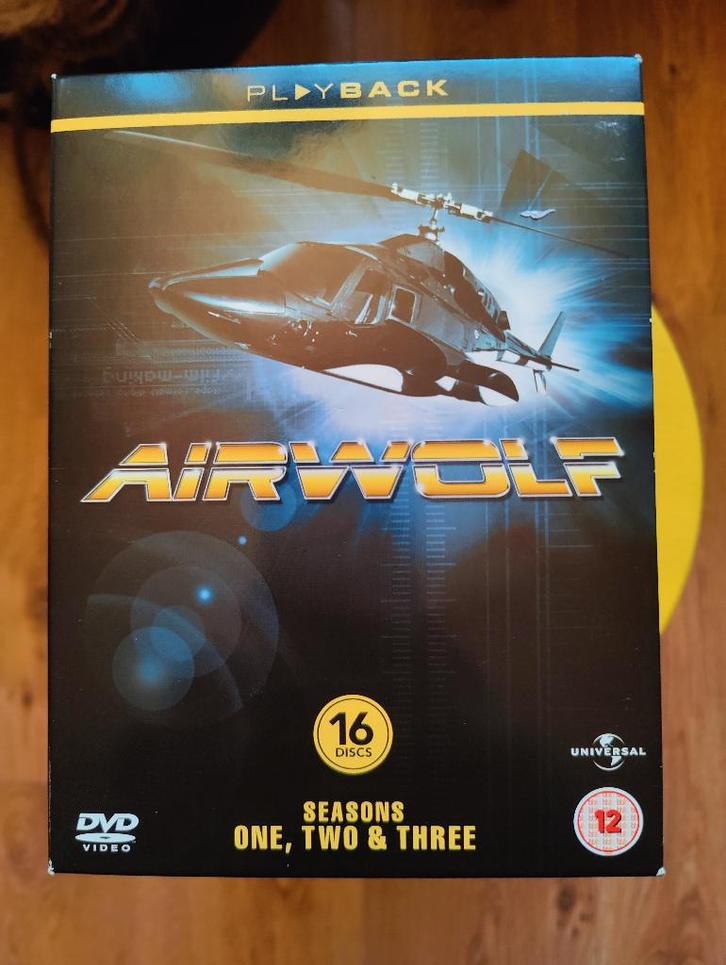 Airwolf - Seizoenen 1-3 - DVD Box, Cd's en Dvd's, Dvd's | Tv en Series, Zo goed als nieuw, Alle leeftijden, Ophalen of Verzenden