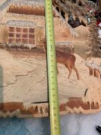#kerst vintage dresdner pappe duitsland winterlandschap, Diversen, Kerst, Gebruikt, T, Ophalen of Verzenden, N