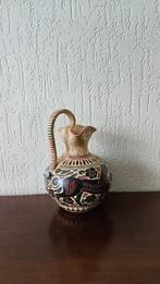 Unieke handgemaakte kleien kan , Antiek en Kunst, Ophalen of Verzenden