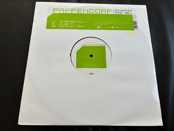 Paffendorf - Rhythm And Sex (Mixes) - Vinyl 12’’ Single LP, Cd's en Dvd's, Vinyl | Dance en House, Techno of Trance, 12 inch, Ophalen of Verzenden