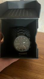 Horloge, Ophalen, Zo goed als nieuw, Leer, Overige merken