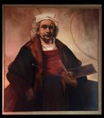 Rembrandt -cirkels olieverf 110 x 120 cm, Ophalen