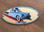 Citroën Snoek emaille bordje, Verzamelen, Ophalen of Verzenden, Gebruikt, Reclamebord