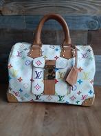 louis Vuitton Speedy multicolore blanc wit Murakami, Sieraden, Tassen en Uiterlijk, Tassen | Damestassen, Gebruikt, Ophalen of Verzenden