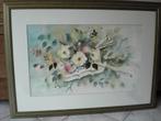 viool met bloemen, Ophalen of Verzenden