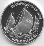 1  dollar  1992  Bermuda. km. 85  proof, Postzegels en Munten, Munten | Amerika, Zilver, Ophalen of Verzenden, Losse munt, Midden-Amerika