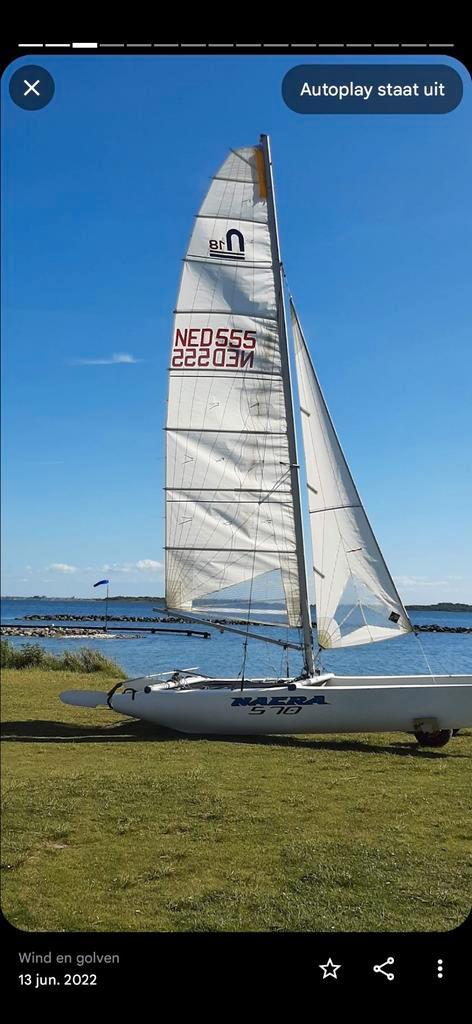 Nacra 570, Watersport en Boten, Zeilen en Zeiltoebehoren, Zo goed als nieuw, Minder dan 15 m², Ophalen of Verzenden