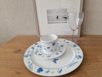 Servies Janneke Brinkman flowers 1pers beschikbaar voor biedingen