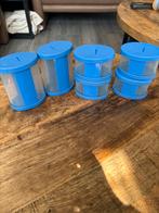 Tupperware kruidenset, Huis en Inrichting, Keuken | Tupperware, Overige typen, Blauw, Gebruikt, Ophalen of Verzenden