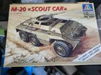 Italeri M20 scout car 1:35, Hobby en Vrije tijd, Modelbouw | Auto's en Voertuigen, Ophalen of Verzenden, Zo goed als nieuw, 1:32 tot 1:50