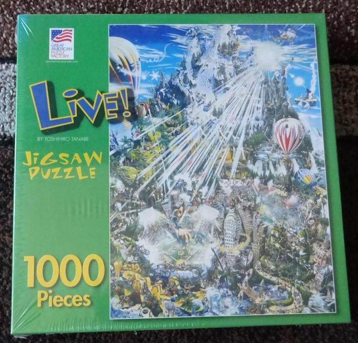 Great American – 1000 stukjes – Live ! - Nieuw, Hobby en Vrije tijd, Denksport en Puzzels, Nieuw, Legpuzzel, 500 t/m 1500 stukjes