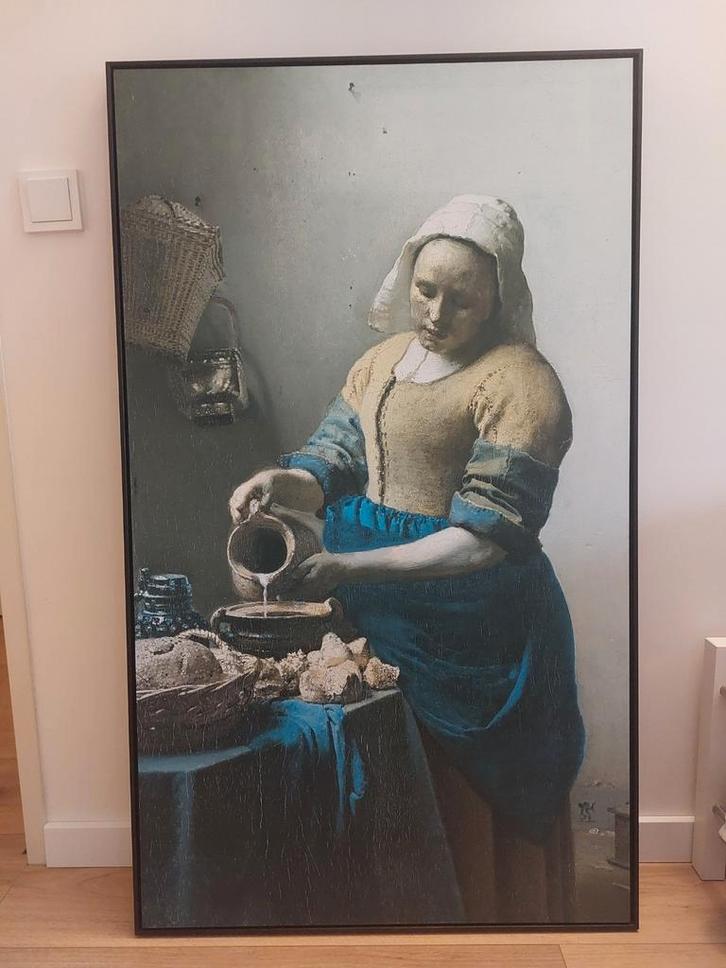 Schilderij Het melkmeisje, Antiek en Kunst, Kunst | Schilderijen | Modern, Ophalen