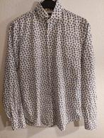 Overhemd lang72cm Blue Industry 38(S) wit+blauw 1xGedragen., Kleding | Heren, Overhemden, Blue Industry, Overige kleuren, Halswijdte 38 (S) of kleiner