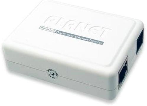Planet POE-152 PoE Injector 802.3af 10/100/1000 Mbps output, Computers en Software, Netwerk switches, Zo goed als nieuw, Verzenden