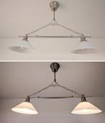 Ikea Kroby verstelbare dubbele lamp, Huis en Inrichting, Lampen | Hanglampen, Ophalen, Gebruikt, Glas, Minder dan 50 cm