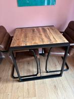 Tweepersoons eettafel, Huis en Inrichting, Tafels | Eettafels, Ophalen, 50 tot 100 cm, Vierkant, Tot twee personen