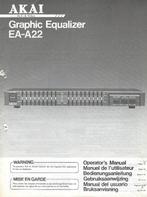 HANDLEIDING (pdf) AKAI Equalizer EA-A22 (NL,UK,FR,SP,DU,ZW), Verzenden, Gebruikt