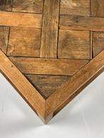 Salontafel versailles vierkant eiken, Huis en Inrichting, Tafels | Salontafels, Gebruikt, Vierkant, Minder dan 50 cm, 50 tot 100 cm
